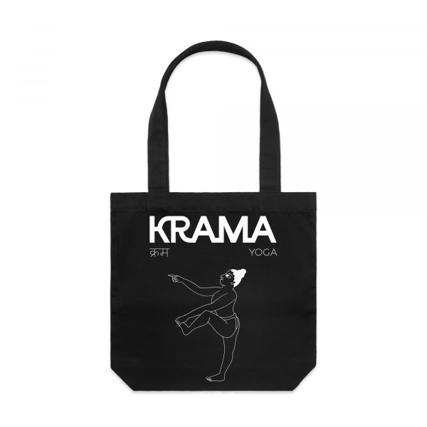 Krama Yoga Tote Bag — Black