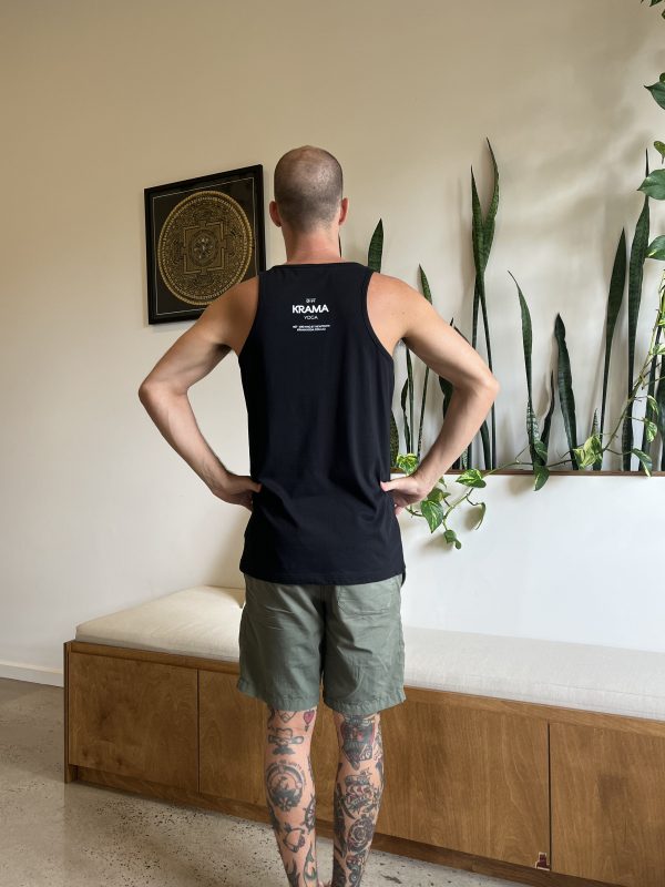 Classic Krama Singlet — Black - Image 3